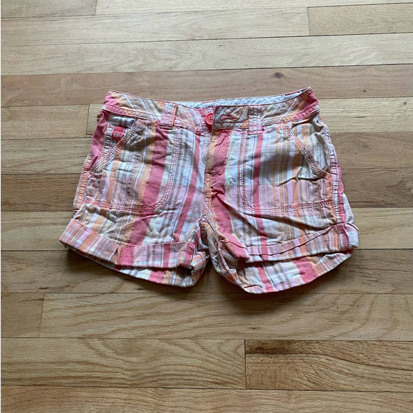 Justice Other - Rare Justice Pink and Orange Plaid Shorts